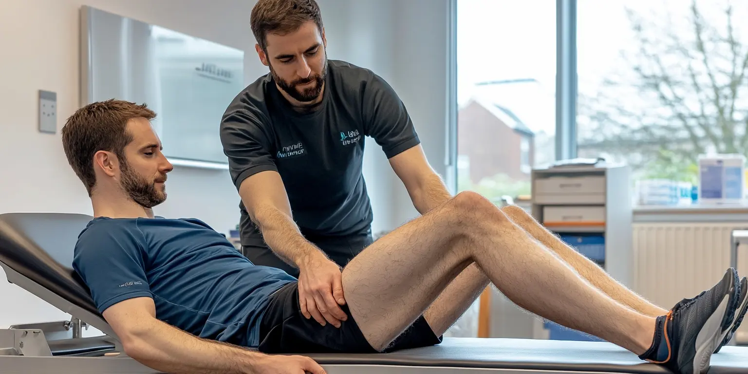be2move Gerätetraining in der Physiopraxis unter Anleitung