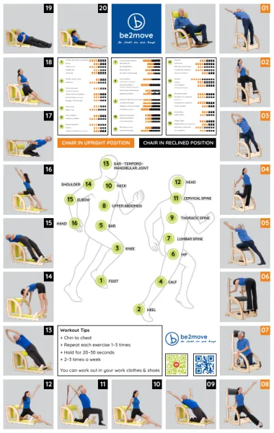 be2move Exercise Poster EN
